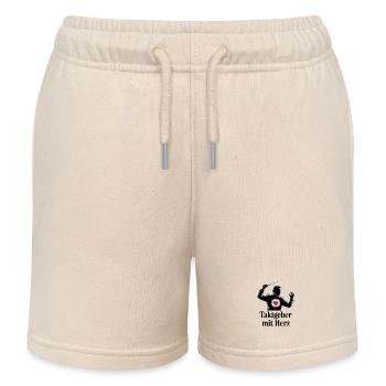 Taktgeber mit Herz für Chorleiter und Dirigent - Kinder Organic Joggingshorts Mini Bolter von Stanley/Stella - Natur - Vorne