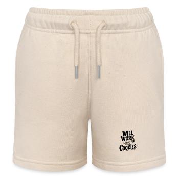 Funktioniert für Kekse - Kinder Organic Joggingshorts Mini Bolter von Stanley/Stella - Natur - Vorne