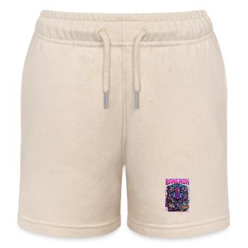 Bangkok Thailand Tuk Tuk - Kinder Organic Joggingshorts Mini Bolter von Stanley/Stella - Natur - Vorne