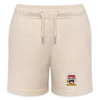 Game Over Kindergarten - Level 2: Grundschule - Kinder Organic Joggingshorts Mini Bolter von Stanley/Stella - Natur - Vorne