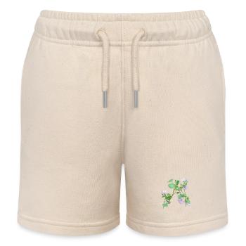 Photo of my self sown mallows - Kids Organic Sweat Shorts by Stanley/Stella - soft Ecru - Front