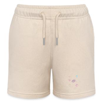 Auge Bibel Kreuz - Kinder Organic Joggingshorts Mini Bolter von Stanley/Stella - Natur - Vorne