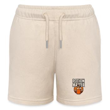 Halloween Potion – Potion Master - Kids Organic Sweat Shorts by Stanley/Stella - soft Ecru - Front