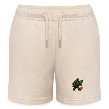 Bigfoot-Weihnachtsbaum und Stern, Bigfoot-Weihnach - Kinder Organic Joggingshorts Mini Bolter von Stanley/Stella - Natur - Vorne