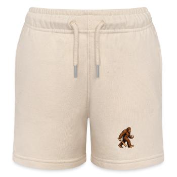 Baseball Bigfoot Sasquatch Lustiger Bigfoot Baseba - Kinder Organic Joggingshorts Mini Bolter von Stanley/Stella - Natur - Vorne