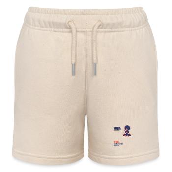 Yoga Atme Der Rest Kann Warten Yogalehrerin - Kinder Organic Joggingshorts Mini Bolter von Stanley/Stella - Natur - Vorne