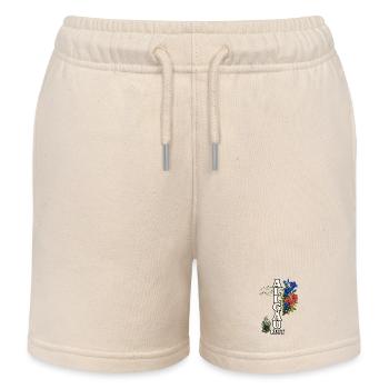 Allgäu ruft – Berge, Blumen und Heimatliebe - Kinder Organic Joggingshorts Mini Bolter von Stanley/Stella - Natur - Vorne