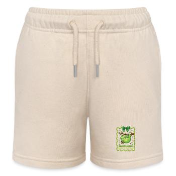 Lustiger Sarkastischer Fun Fact Ist Mir Egal - Kinder Organic Joggingshorts Mini Bolter von Stanley/Stella - Natur - Vorne