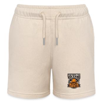 Rise Above Puy de Dôme Cycling - Kids Organic Sweat Shorts by Stanley/Stella - soft Ecru - Front