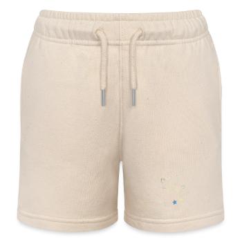 Skizzenplaneten und Sterne - Kinder Organic Joggingshorts Mini Bolter von Stanley/Stella - Natur - Vorne