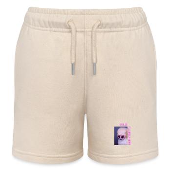 Stolze Fellnasen-Mama - Kinder Organic Joggingshorts Mini Bolter von Stanley/Stella - Natur - Vorne