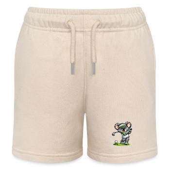 Süßer Koala spielt Golf - Kinder Organic Joggingshorts Mini Bolter von Stanley/Stella - Natur - Vorne