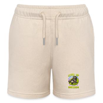 Gamer Gaming Cat Video Game - Kinder Organic Joggingshorts Mini Bolter von Stanley/Stella - Natur - Vorne