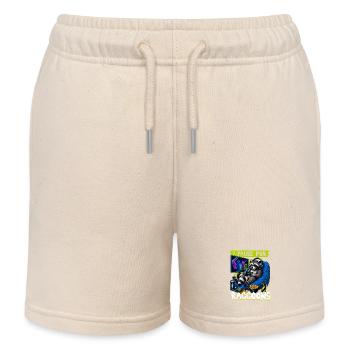 Gamer Gaming Cat Video Game - Kinder Organic Joggingshorts Mini Bolter von Stanley/Stella - Natur - Vorne