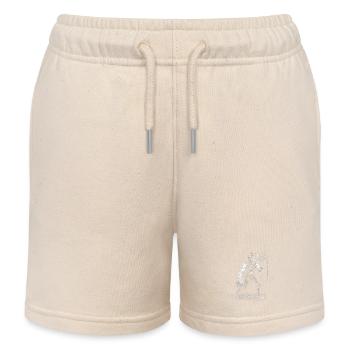 Theodore Roosevelt Basketball - Kinder Organic Joggingshorts Mini Bolter von Stanley/Stella - Natur - Vorne