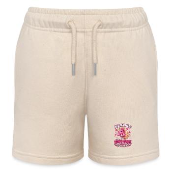 Aus dem Weg Ich bin ein Hobby Horse - Kinder Organic Joggingshorts Mini Bolter von Stanley/Stella - Natur - Vorne