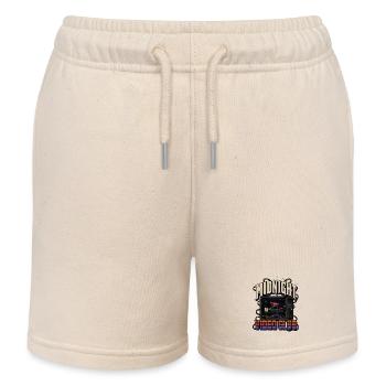 Midnight Video Club Neon - Kids Organic Sweat Shorts by Stanley/Stella - soft Ecru - Front