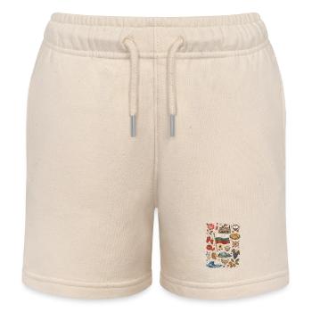 Bulgarien | Berge, Rosen & Heimatliebe - Kinder Organic Joggingshorts Mini Bolter von Stanley/Stella - Natur - Vorne