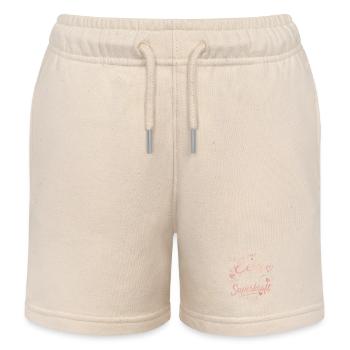 Echte Stärke: Unvollkommenheit ist Superkraft - Kinder Organic Joggingshorts Mini Bolter von Stanley/Stella - Natur - Vorne