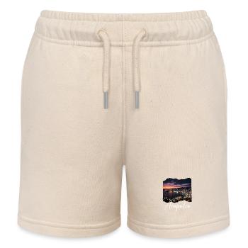 Acapulco Nachtpanorama Küstenstadt - Kinder Organic Joggingshorts Mini Bolter von Stanley/Stella - Natur - Vorne