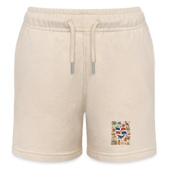Dominikanische Republik | Karibik & Rhythmus - Kinder Organic Joggingshorts Mini Bolter von Stanley/Stella - Natur - Vorne