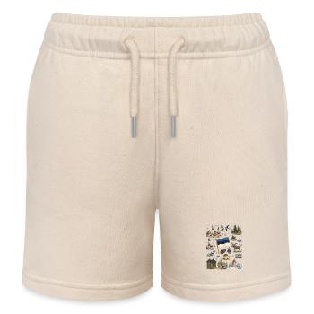 Estonia | Baltic Sea, Forests & Hibernation - Kids Organic Sweat Shorts by Stanley/Stella - soft Ecru - Front
