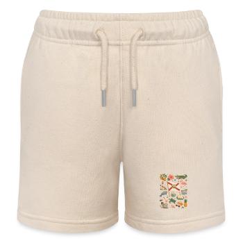 Florida | Sun, Coast & Tropics - Kids Organic Sweat Shorts by Stanley/Stella - soft Ecru - Front