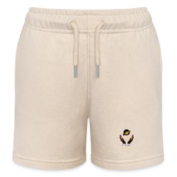 Architect of Fate Motivational Galaxy Design - Kids Organic Sweat Shorts by Stanley/Stella - soft Ecru - Front