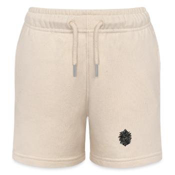 Night bat flock - Kids Organic Sweat Shorts by Stanley/Stella - soft Ecru - Front