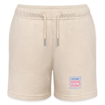 Let's professionally developed - Kids Organic Sweat Shorts by Stanley/Stella - soft Ecru - Front