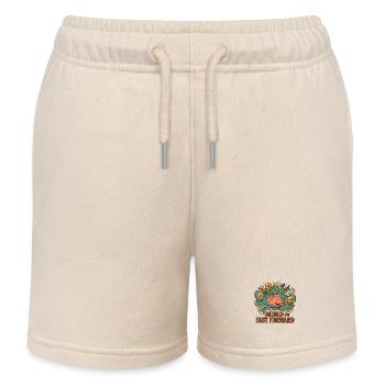 ThoughtTurbo Forward - Kids Organic Sweat Shorts by Stanley/Stella - soft Ecru - Front