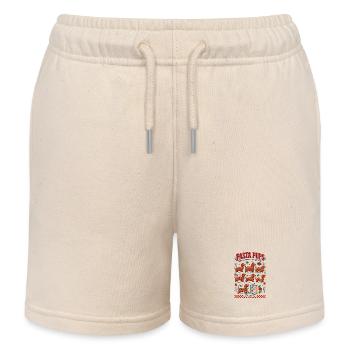 Pasta Pups Dachshund  - Kinder Organic Joggingshorts Mini Bolter von Stanley/Stella - Natur - Vorne
