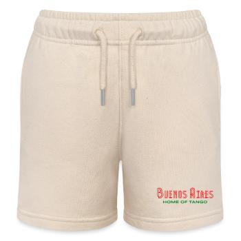 Buenos Aires, Home of Tango - - Kinder Organic Joggingshorts Mini Bolter von Stanley/Stella - Natur - Vorne