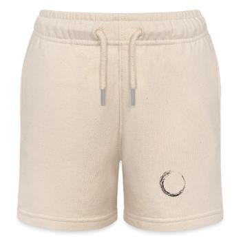 Cercle Noir - Short de jogging enfant bio Stanley/Stella - écru doux - Devant
