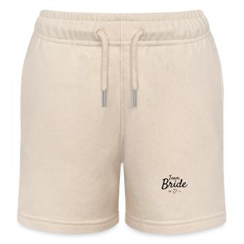 Team bride - Kids Organic Sweat Shorts by Stanley/Stella - soft Ecru - Front