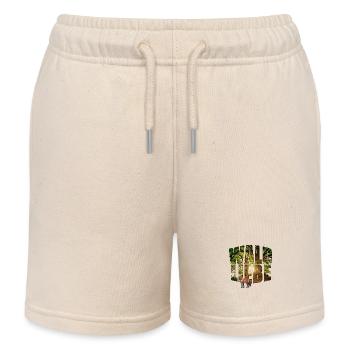 waldliebe mit fuchs - Kinder Organic Joggingshorts Mini Bolter von Stanley/Stella - Natur - Vorne