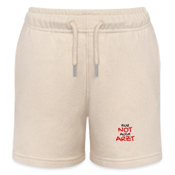 Arzt Shirt Ärzte Ärztin Student Notarzt Geschenk - Kinder Organic Joggingshorts Mini Bolter von Stanley/Stella - Natur - Vorne
