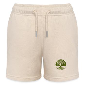 Arbre - Short de jogging enfant bio Stanley/Stella - écru doux - Devant