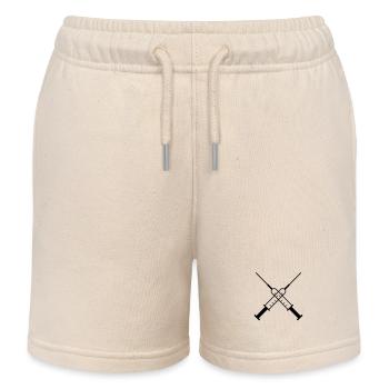 Spritzen als Vektor - Kinder Organic Joggingshorts Mini Bolter von Stanley/Stella - Natur - Vorne