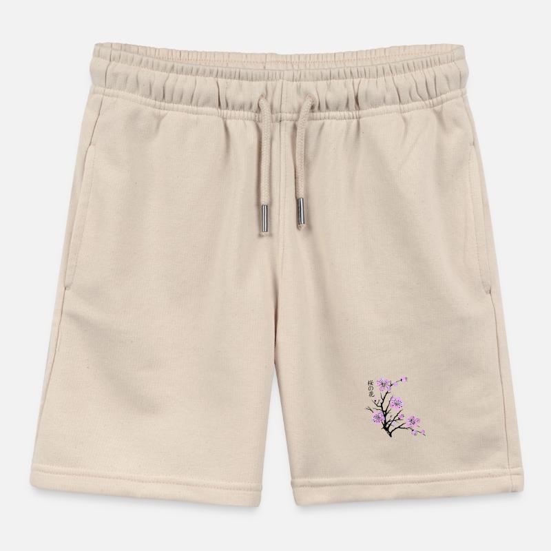 Fleurs de cerisier Short de jogging enfant bio Stanley/Stella
