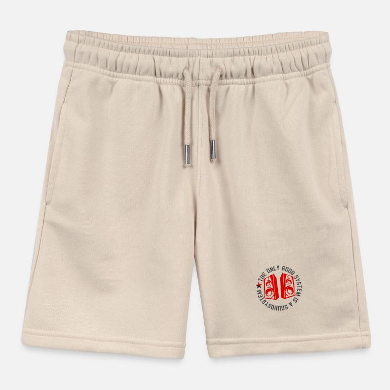 The only good system is a soundsystem Kinder Organic Joggingshorts Mini Bolter von Stanley/Stella
