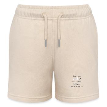 Ich bin Mod weiss - Kinder Organic Joggingshorts Mini Bolter von Stanley/Stella - Natur - Vorne