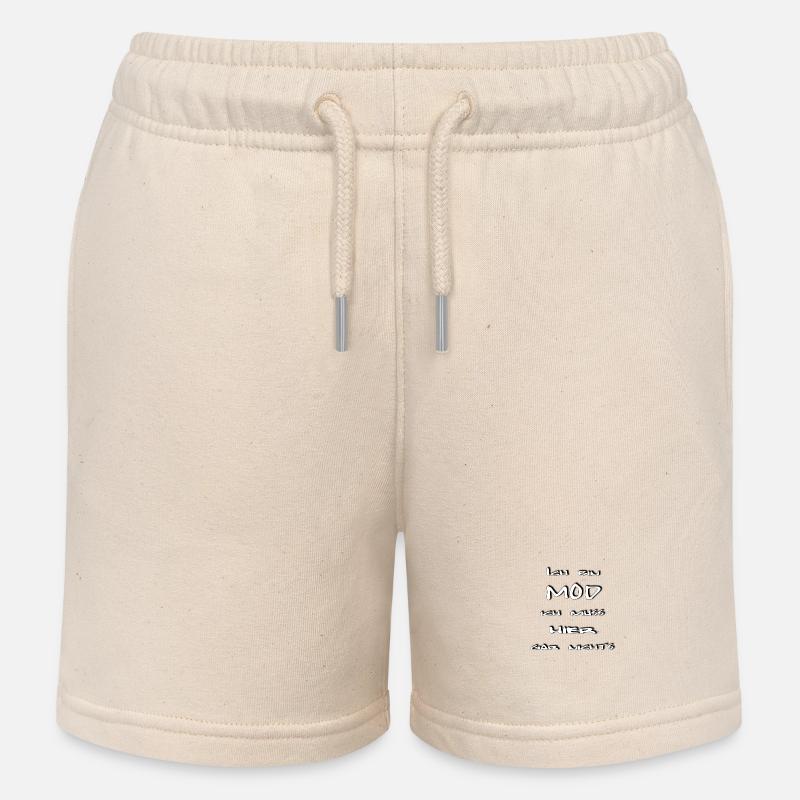 Ich bin Mod weiss - Kinder Organic Joggingshorts Mini Bolter von Stanley/Stella - Natur