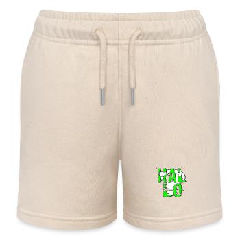 Hallo - Kinder Organic Joggingshorts Mini Bolter von Stanley/Stella - Natur - Vorne