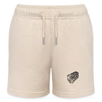 Auto Motorblock Zylinder Hubraum Fan - Kinder Organic Joggingshorts Mini Bolter von Stanley/Stella - Natur - Vorne