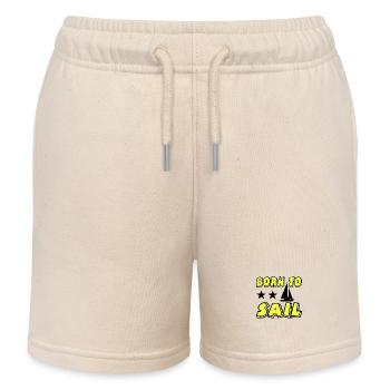 Sail - Kids Organic Sweat Shorts by Stanley/Stella - soft Ecru - Front