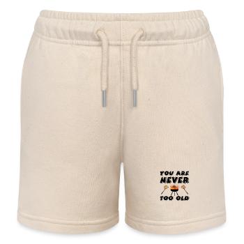 Griller - Short de jogging enfant bio Stanley/Stella - écru doux - Devant