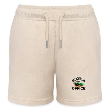 Traktor - Kinder Organic Joggingshorts Mini Bolter von Stanley/Stella - Natur - Vorne
