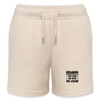 Opa - Kinder Organic Joggingshorts Mini Bolter von Stanley/Stella - Natur - Vorne