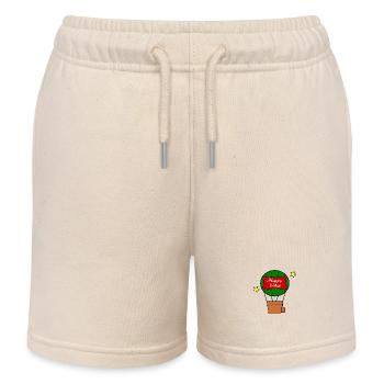 Happy X Mas - Kinder Organic Joggingshorts Mini Bolter von Stanley/Stella - Natur - Vorne